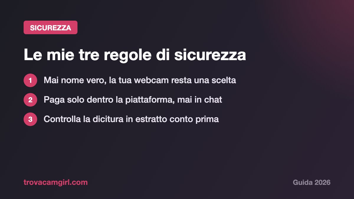 Tre regole di sicurezza per i siti come Omegle per adulti